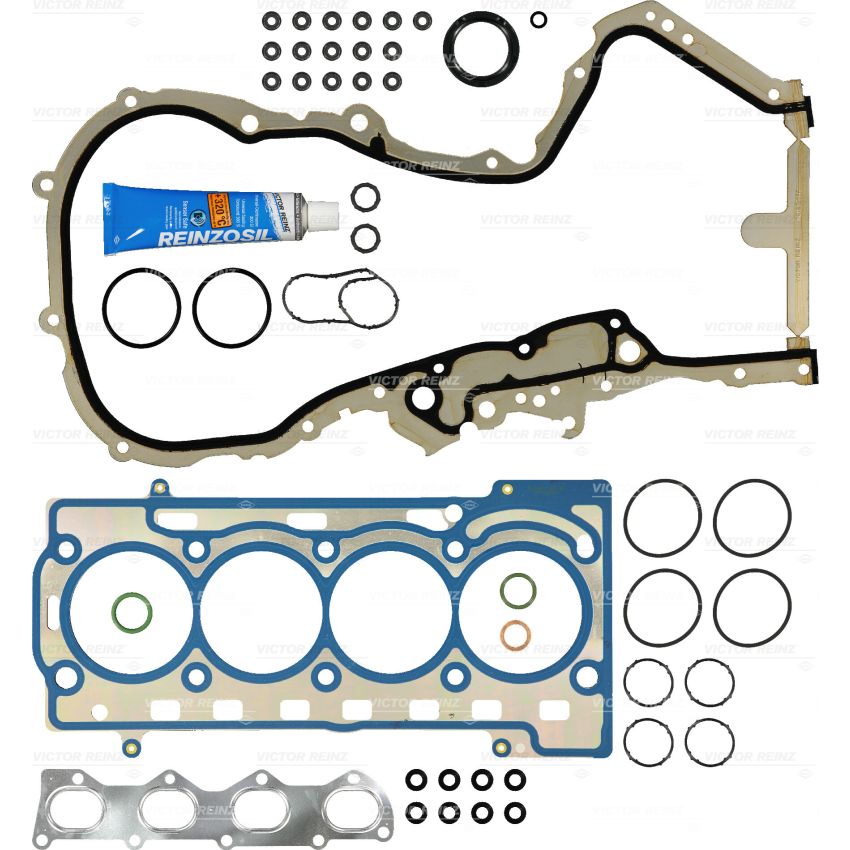 KOMPLET USZCZELEK SILNIKA VICTOR REINZ 01-34280-02 VW 16V 1.6 06-11