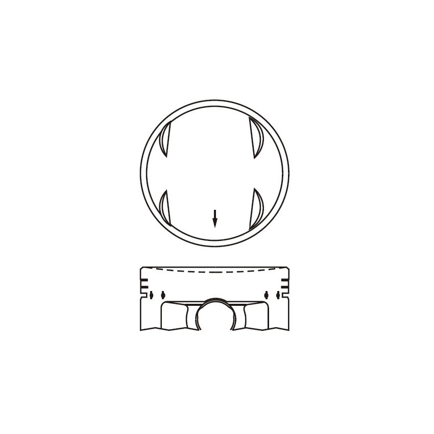 TŁOK MV PARTS P8529 STD HONDA 1.8 89-
