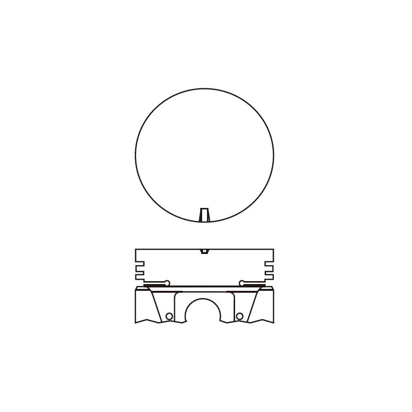 TŁOK MV PARTS P7312<70507> STD NISSAN 1.6 70-