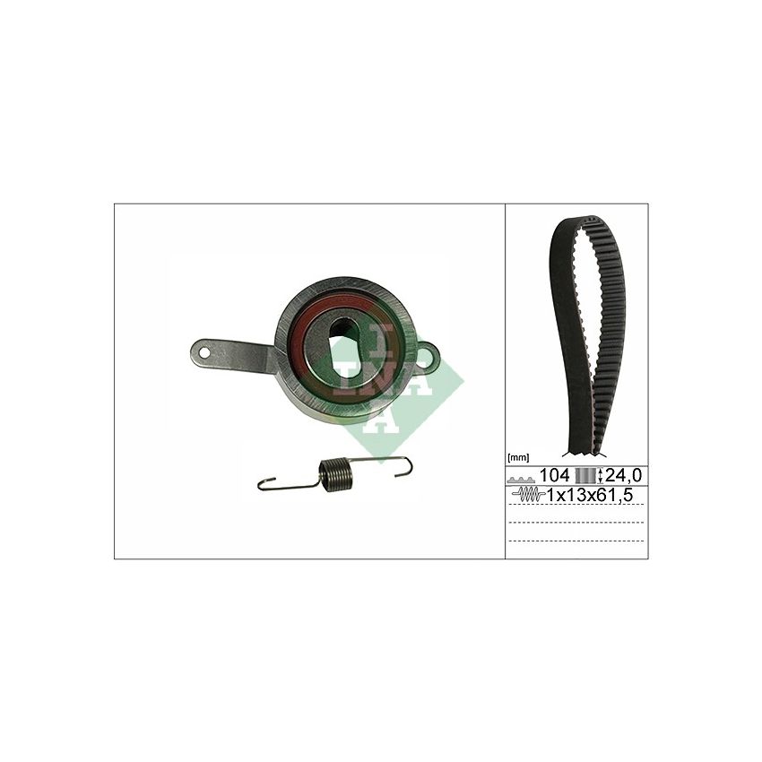 KOMPLET ROZRZĄDU INA 530031410 HONDA 1.6 92-02