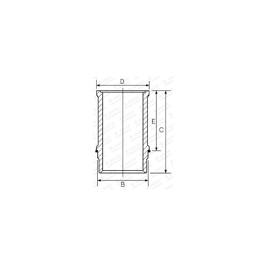 TULEJA CYLINDROWA GOETZE 1471001000 JAG V12 5.3 75-92