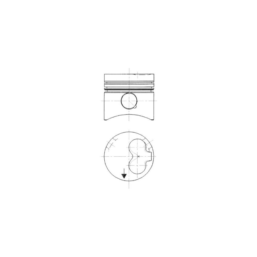TŁOK KOLBENSCHMIDT 90732620 1.00 VW 1.6-2.4TD 82-