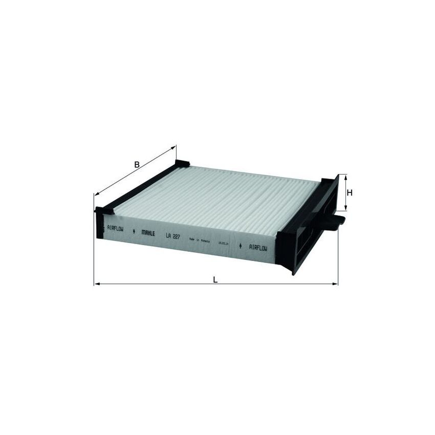 FILTR KABINOWY KNEHT LA227 F RENAULT 1.4-2.0D 03-