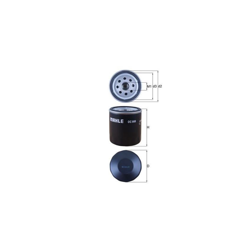 FILTR OLEJU KNEHT OC988 TOYOTA 1.4-4.7 80-