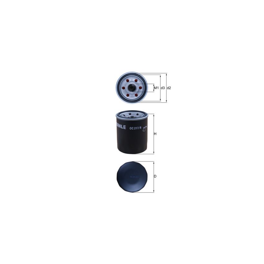 FILTR OLEJU KNEHT OC217/6 SUZUKI 1.0-2.5 88-