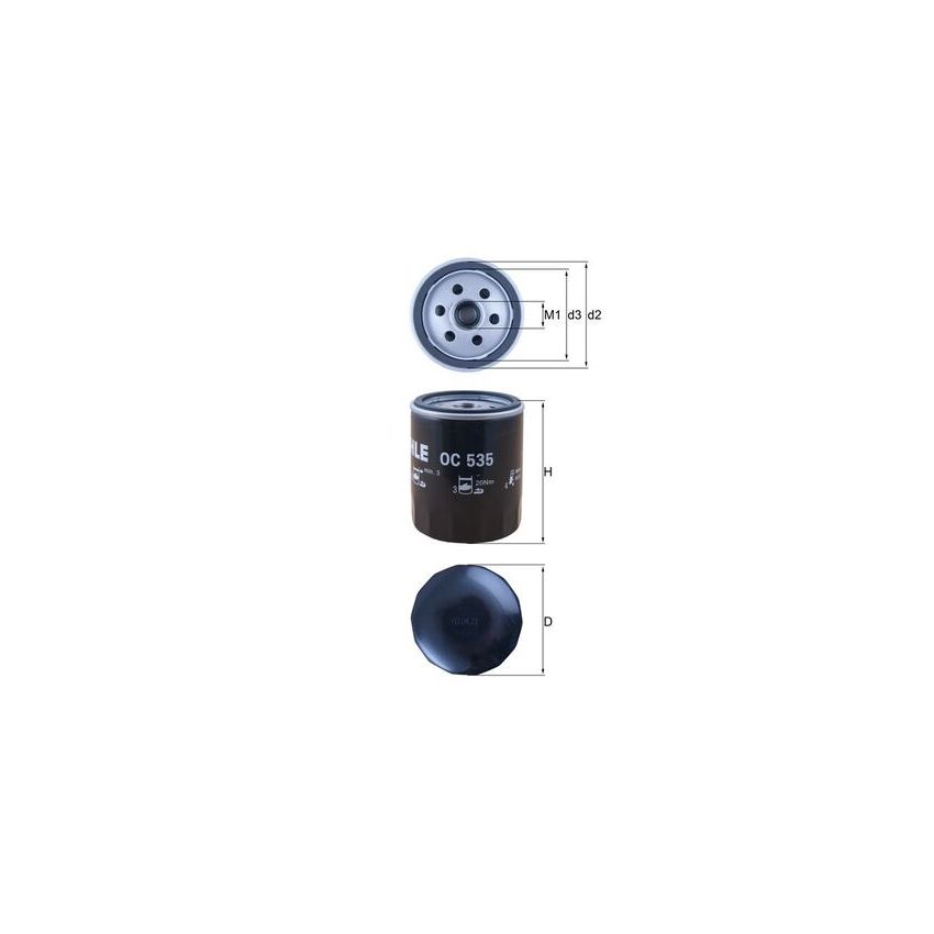 FILTR OLEJU KNEHT OC535 1.8TDCI 04-