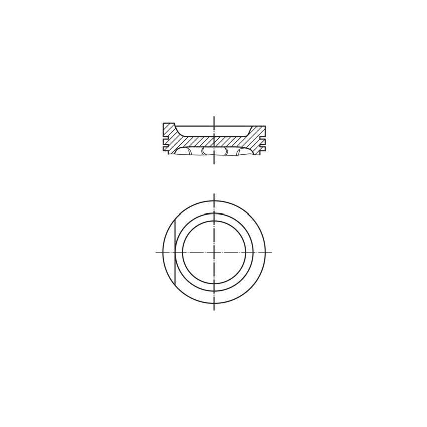 TŁOK MAHLE 0347800 STD VW 1.8 82-