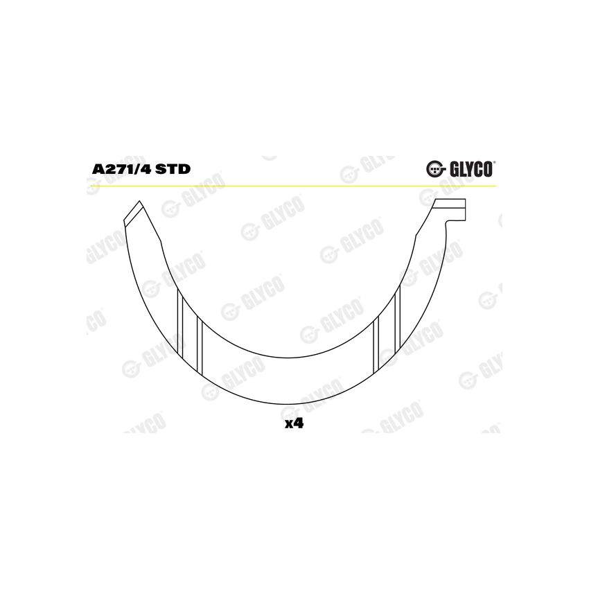 PANEWKI OPOROWE GLYCO A2714 STD SCANIA DC9 85-
