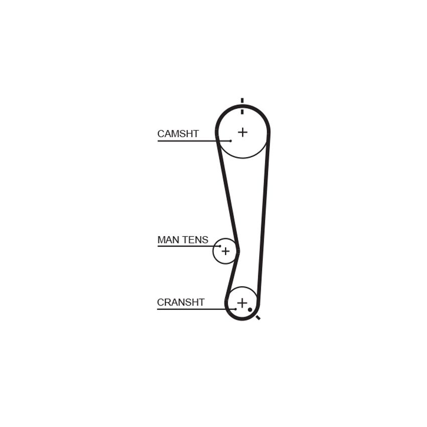 PASEK ROZRZĄDU GATES 5591XS DAIHATSU 1.0 98-