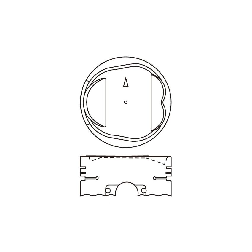 TŁOK MV PARTS P9449<70569> STD MITSUBISHI 2.0 92