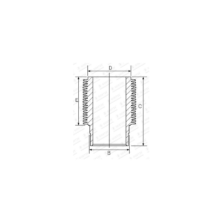TULEJA CYLINDROWA GOETZE 1490010000 DEUTZ F3L913