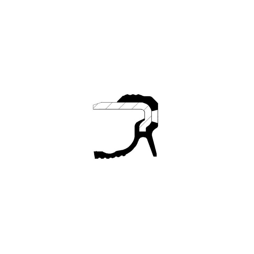 USZCZELNIACZ WAŁU TYŁ SIMMERRING CORTECO 19036882B MERCEDES 2.2CDI 08-