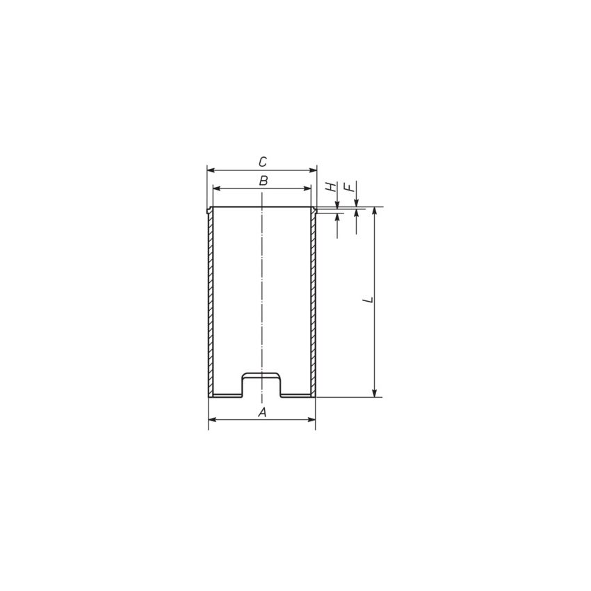 TULEJA CYLINDROWA MAHLE 029WV13 VW 1.6-2.4D 80-98