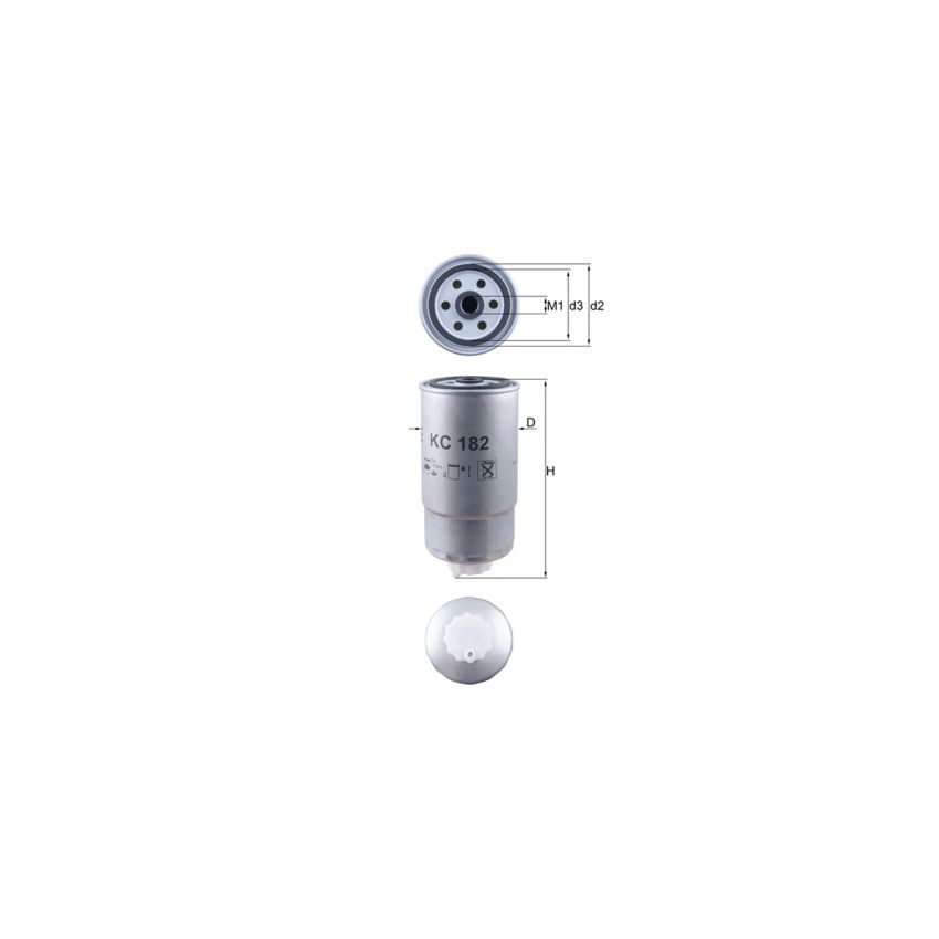 FILTR PALIWA KNEHT KC182 IVECO 3.0HPI 02-