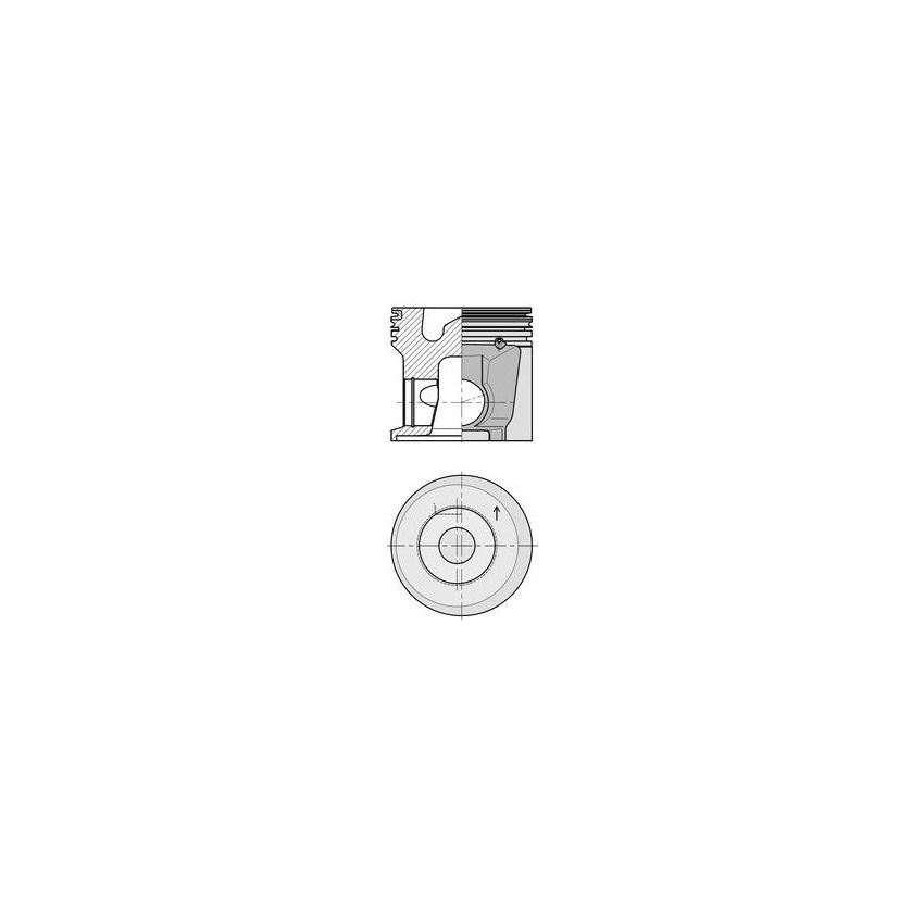 TŁOK KOLBENSCHMIDT 40622600 STD JOHN DEERE 4045/6068 98-