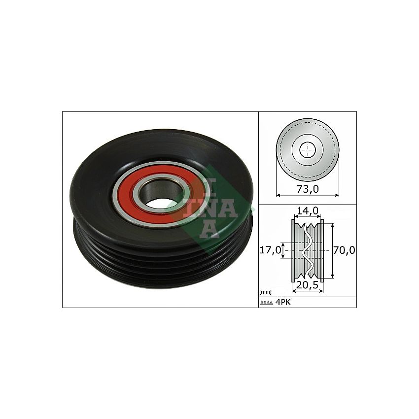 NAPINACZ PASKA INA 531085310 SUBARU 1.6-2.0 96-