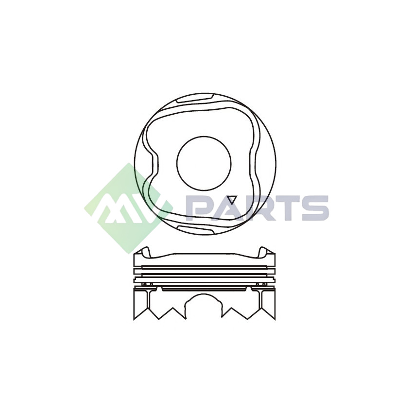 TŁOK MV PARTS P9481<70618> STD TOYOTA 2.0 08-