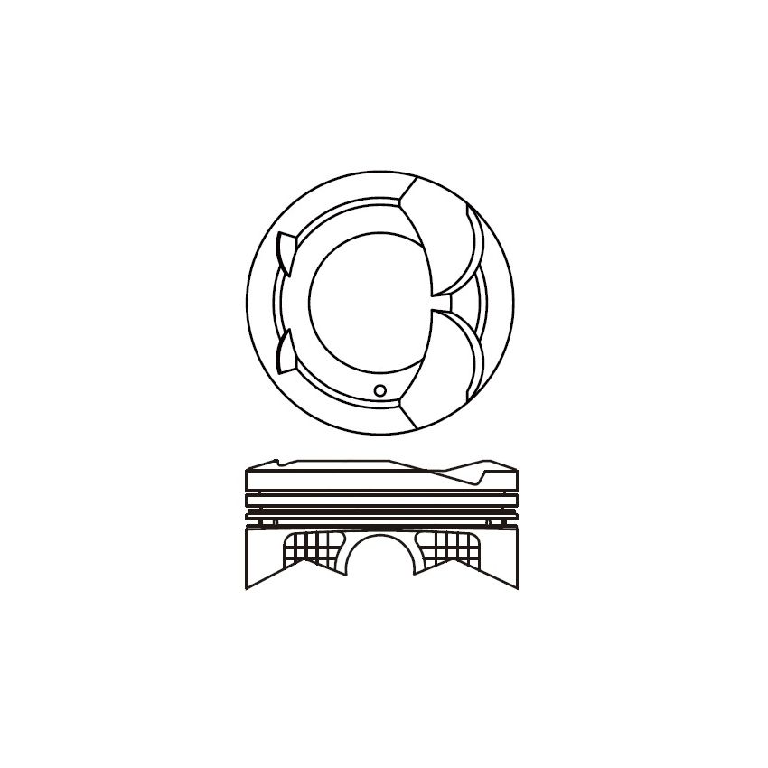 TŁOK MV PARTS P7660 STD TOYOTA 1.3 98-