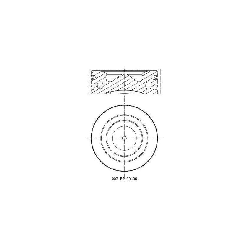 TŁOK MAHLE 007PI00106000 STD FIAT 3.0JTD 06-