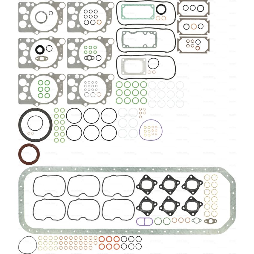 KOMPLET USZCZELEK SILNIKA VICTOR REINZ 01-31085-01 VOLVO TD122 87-