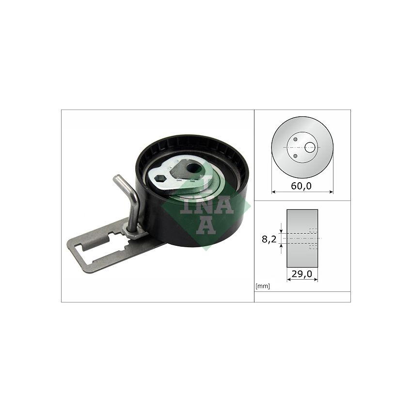 NAPINACZ PASKA INA 531088410 PSA 1.6HDI 09-