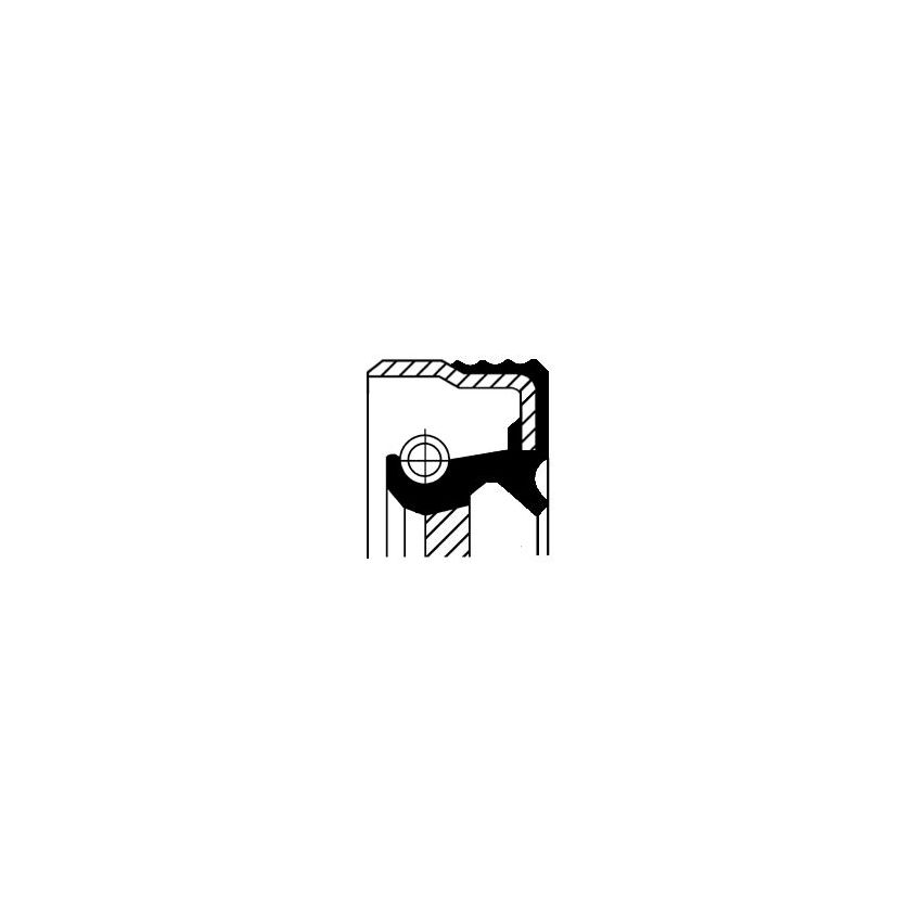 USZCZELNIACZ WAŁU PRZÓD SIMMERRING CORTECO 12001538B FORD T 1.7-2.0 84-06