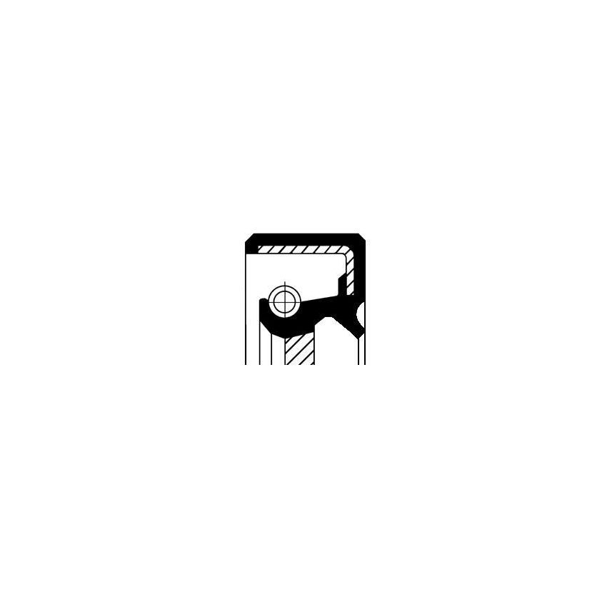 USZCZELNIACZ WAŁU PRZÓD SIMMERRING CORTECO 19016670B NISSAN 1.6-3.0 81-