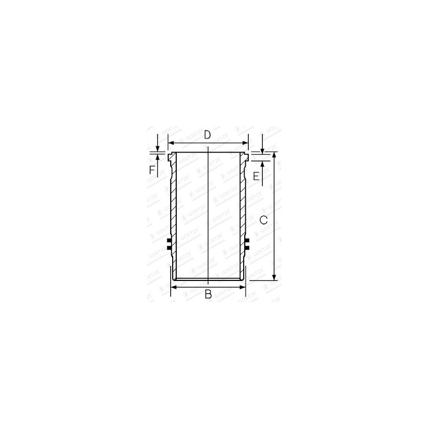 TULEJA CYLINDROWA GOETZE 1448044000 RVI DXI11 05-