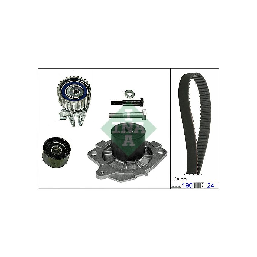KOMPLET ROZRZĄDU INA 530062230 FORD T 1.9D 99-