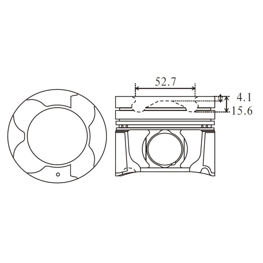 TŁOK MV PARTS P8306 STD TOYOTA 2.2D4D 13-