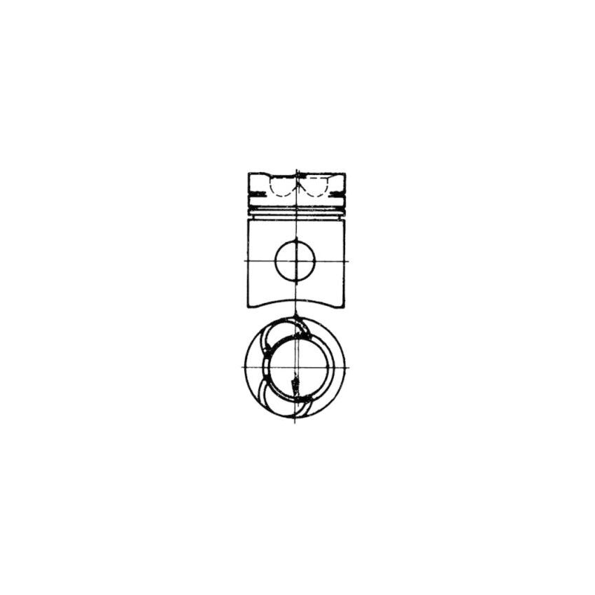 TŁOK KOLBENSCHMIDT 41227600 STD VOLVO TD122 87-
