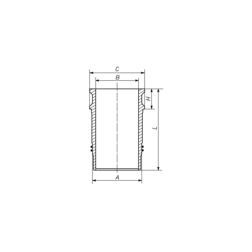 TULEJA CYLINDROWA MAHLE 061LW00100001 SCANIA DC11/DC12 95-