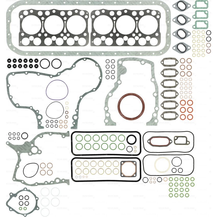 KOMPLET USZCZELEK SILNIKA VICTOR REINZ 01-25025-07 VOLVO TD60 78-