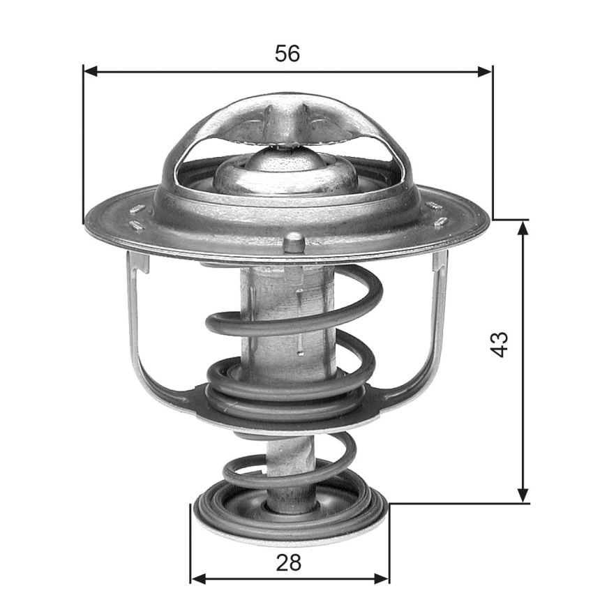 TERMOSTAT GATES TH31271G1 RENAULT 3.0DCI 03-