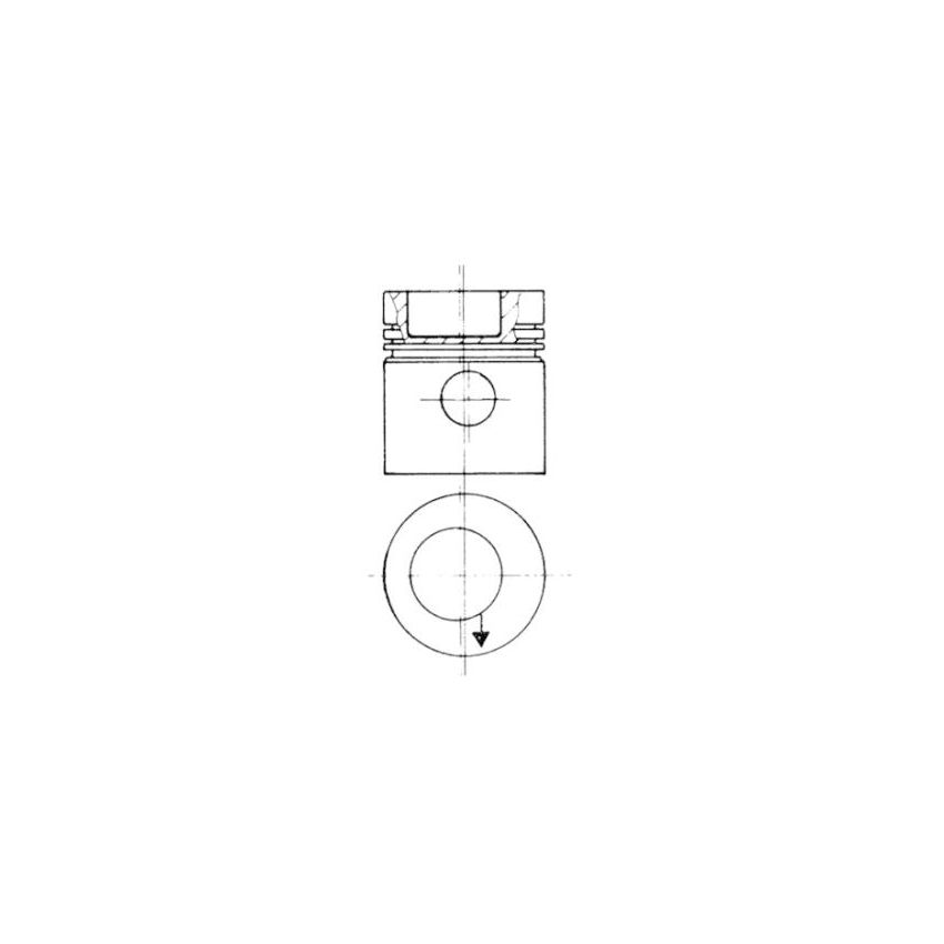 TŁOK KOLBENSCHMIDT 93831606 STD MERCEDES OM364/366A 84-