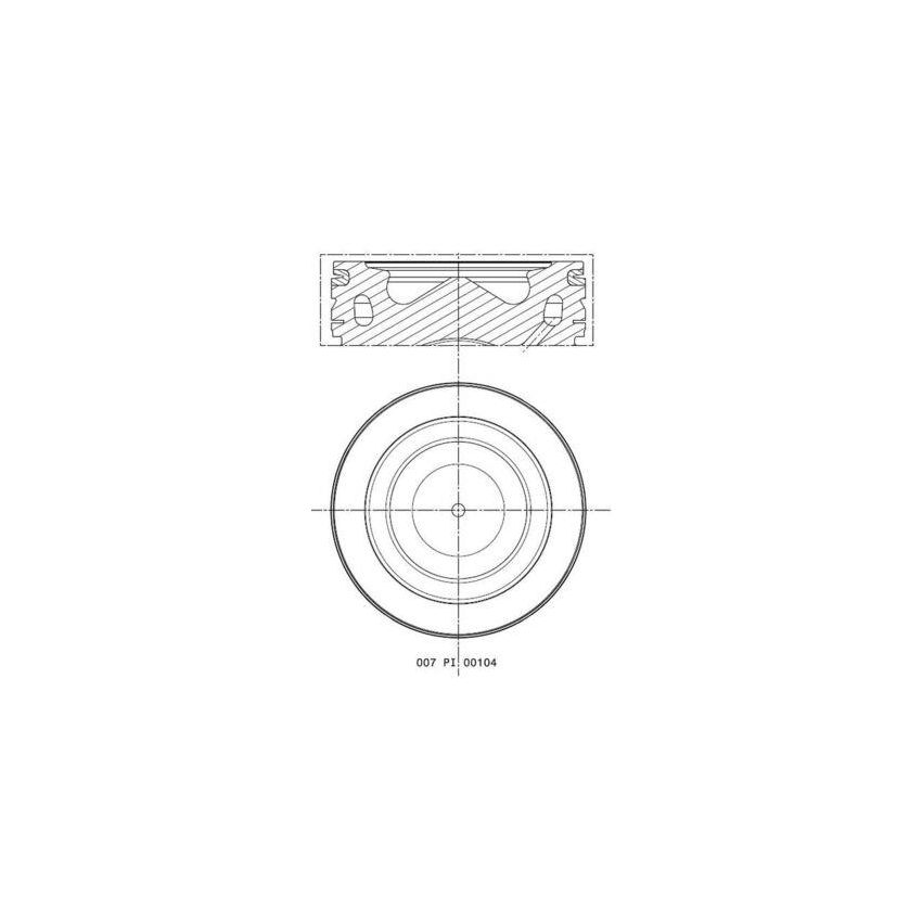 TŁOK MAHLE 007PI00104000 STD IVECO F2BE3681 04-