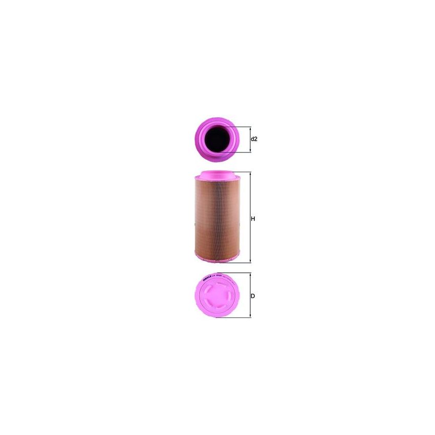 FILTR POWIETRZA KNEHT LX2020 KHD BF1013E 01-