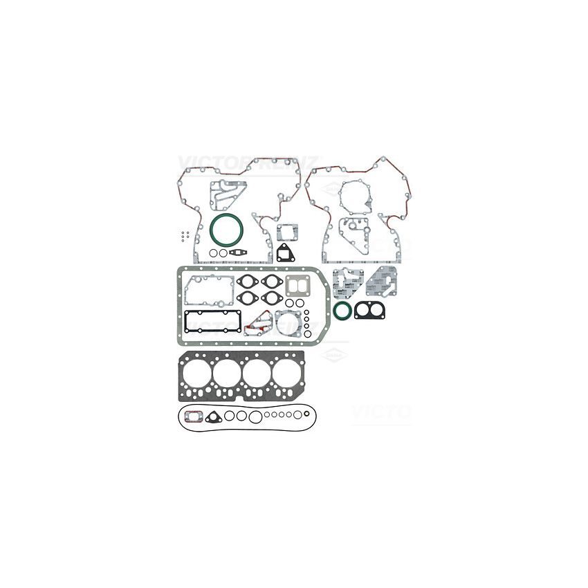 KOMPLET USZCZELEK SILNIKA VICTOR REINZ 01-45390-02 JOHN DEERE 4045
