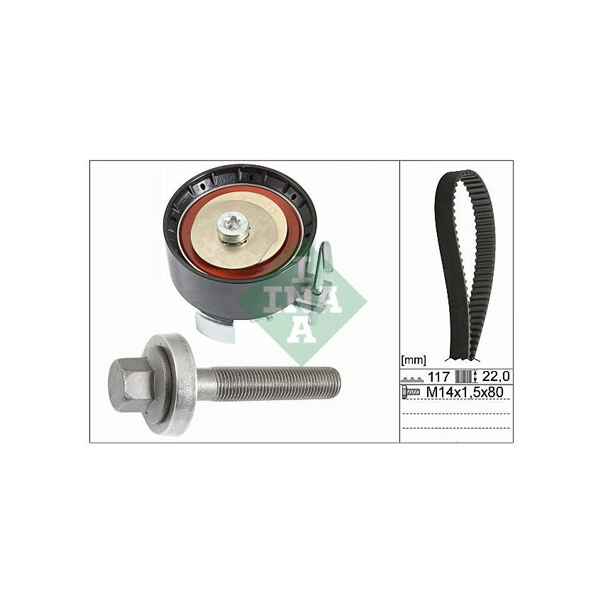 KOMPLET ROZRZĄDU INA 530060510 FORD 1.5-1.6 11-