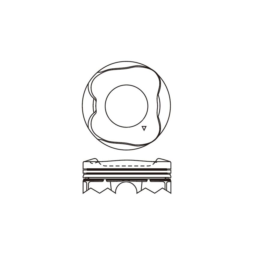 TŁOK MV PARTS P7400 STD TOYOTA 1.8 06-