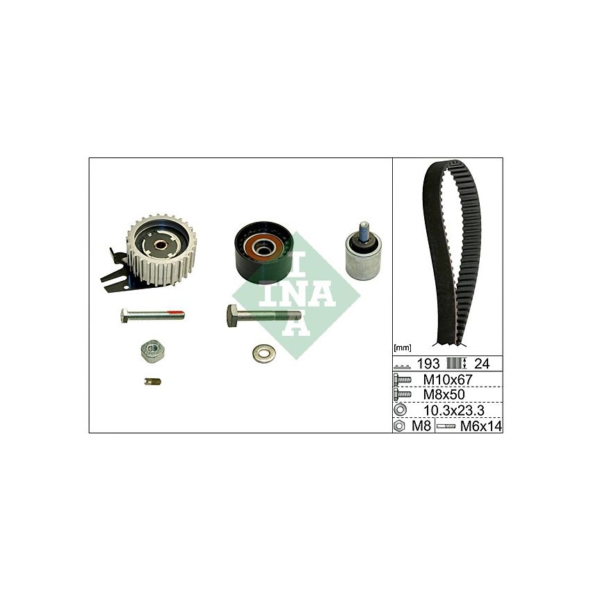 KOMPLET ROZRZĄDU INA 530061910 OPEL 2.0CDTi 09-