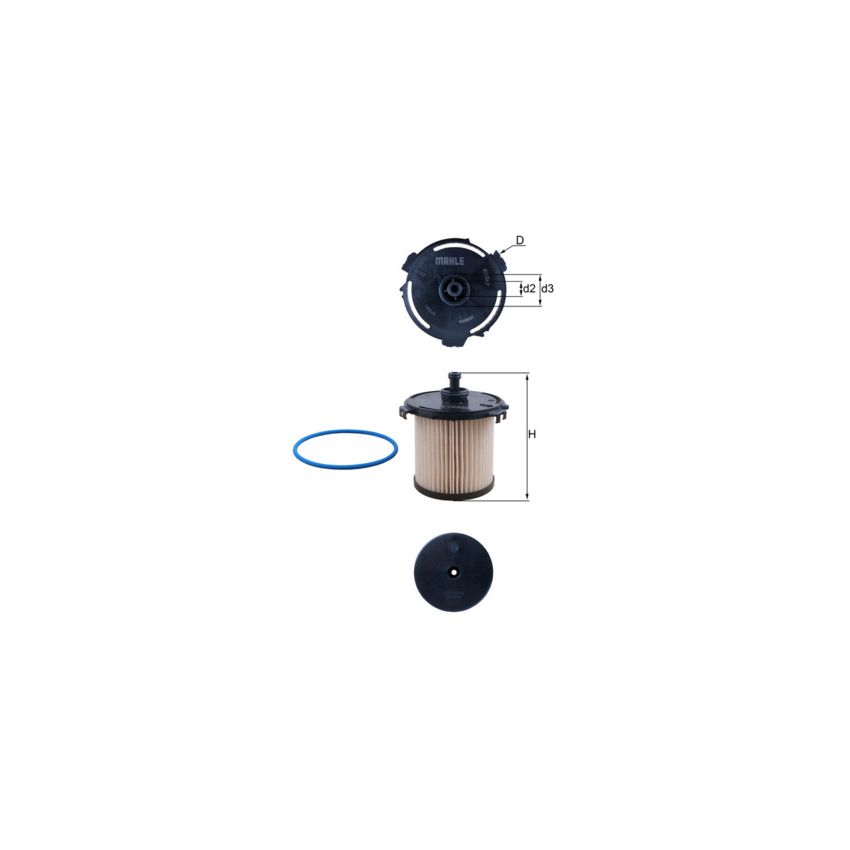 FILTR PALIWA KNEHT KX387D ECO 2.2 07-