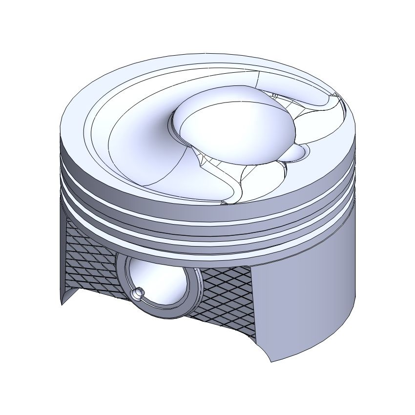 TŁOK MV PARTS P7538S STD VW 1.6FSI 03-09