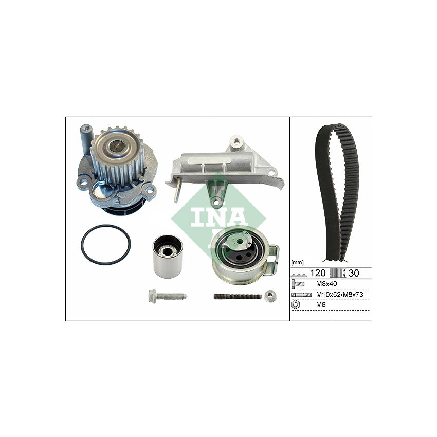 KOMPLET ROZRZĄDU INA 530017730 VW 1.9D 98-