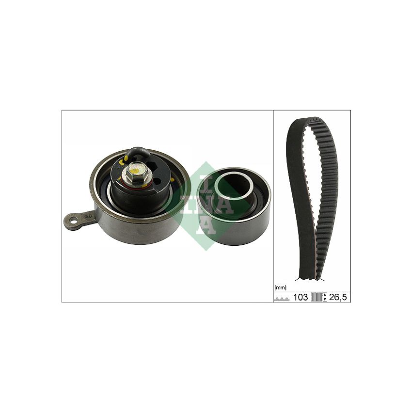 KOMPLET ROZRZĄDU INA 530066410 FORD 2.5-3.0D 06-11