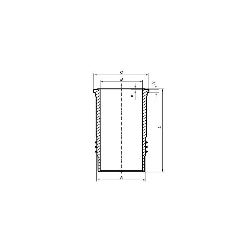 TULEJA CYLINDROWA MAHLE 037WN4801 VOLVO D12B 97-