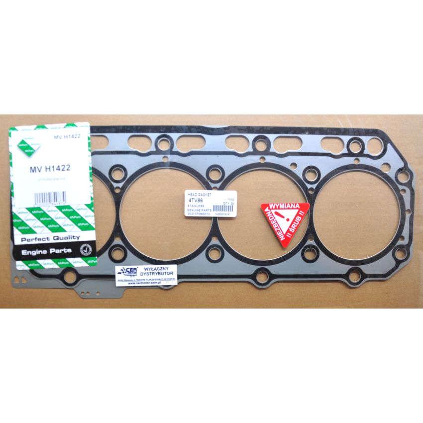 USZCZELKA GŁOWICY MV PARTS H1422 YANMAR 4TNV86