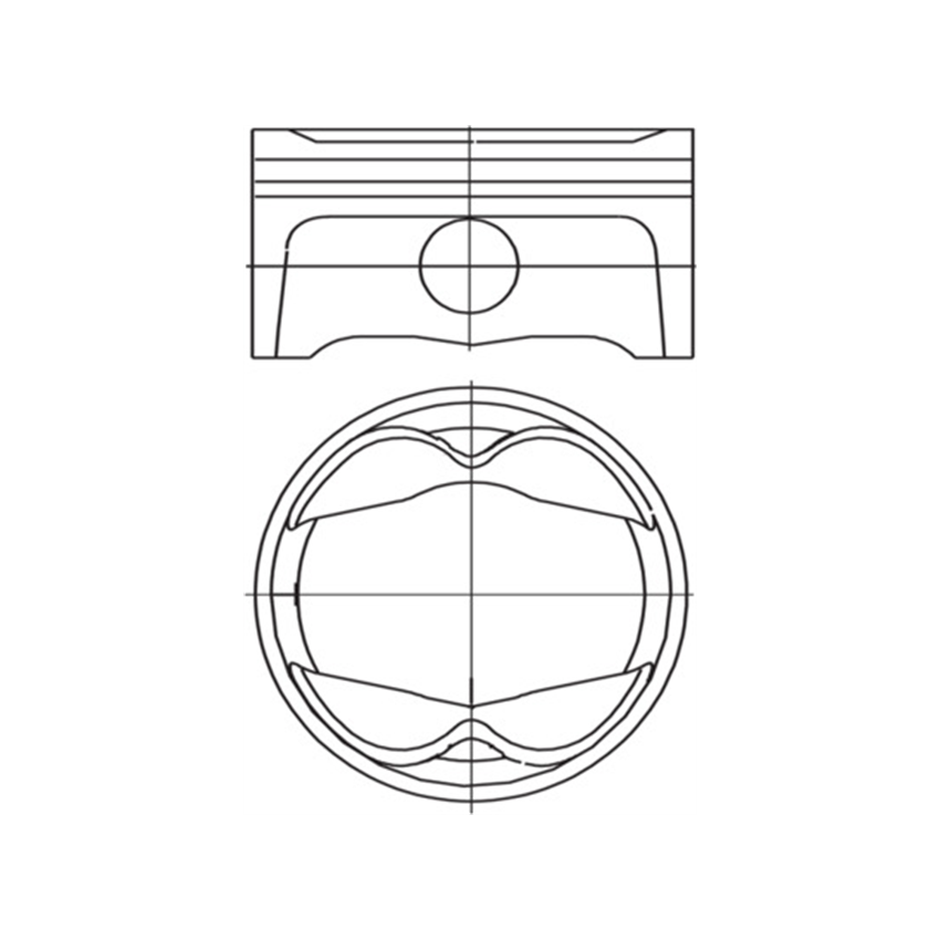 TŁOK MAHLE 503PI00102002 0.50 PORSCHE 3.4 97-