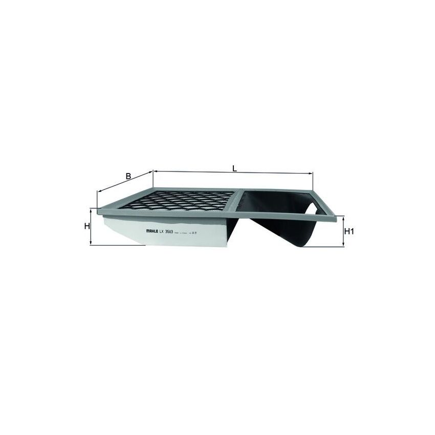 FILTR POWIETRZA KNEHT LX3583 IVECO 2.3-3.0D 06-