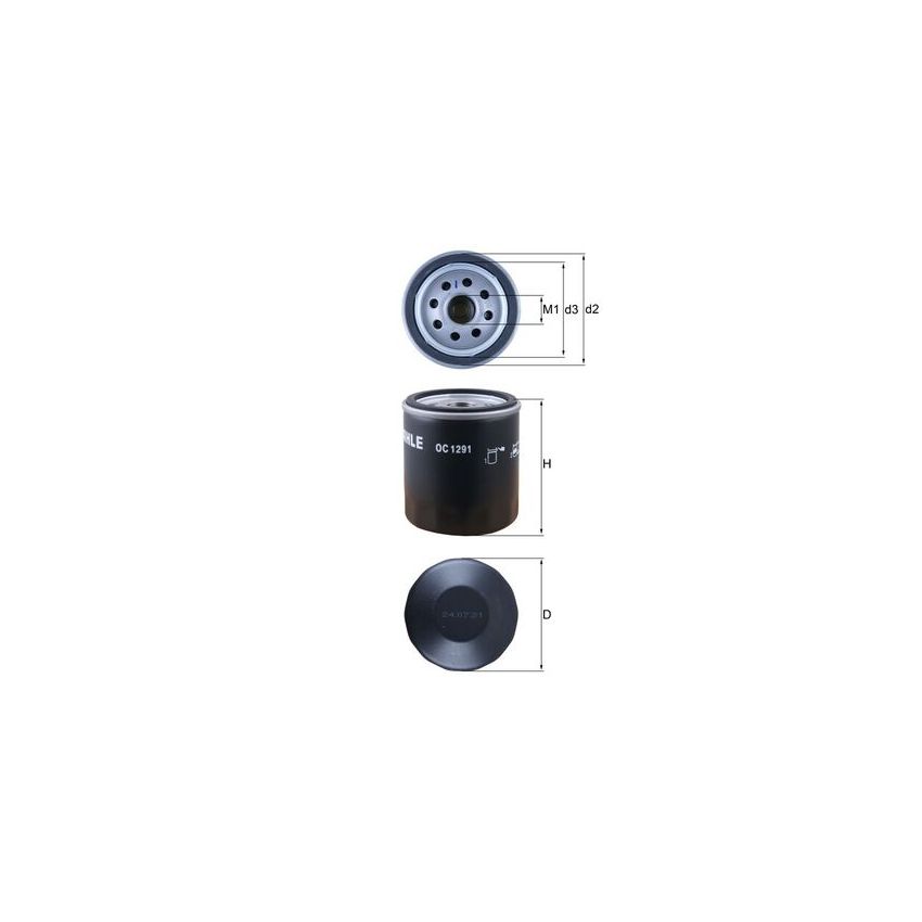 FILTR OLEJU KNEHT OC1291 VW 1.4TDCI 14-
